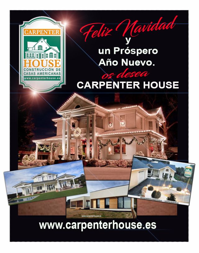 Carpenter House os Desea Feliz Navidad y un Próspero Año Nuevo.